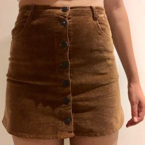 Brandy Melville corduroy skirt